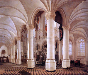  Gerard Houckgeest Ambulatory of the New Church in Delft with the Tomb of William the Silent - Art Print