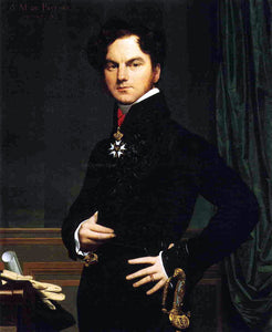  Jean-Auguste-Dominique Ingres Amedee-David, the Marquis de Pastoret (1781-1857) - Art Print