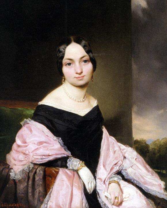  August Xavier Carl Von Pettenkofen Amelie Von Nespern, GEB. Mayerhofer, Tante des Kunstlers - Art Print