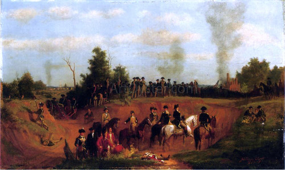  Julian Scott American Battle Scene - Art Print