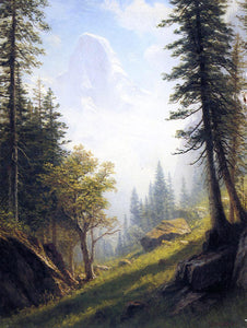  Albert Bierstadt Among the Bernese Alps - Art Print