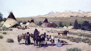  Henry F Farney Among the Foothills - Art Print