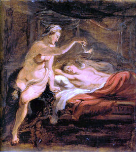  Peter Paul Rubens Amor and Psyche - Art Print