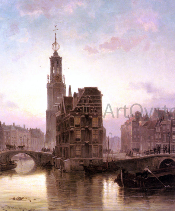  Cornelis Christiaan Dommelshuizen Amsterdam - Art Print