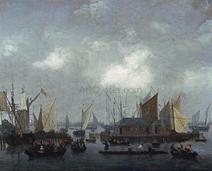  Reiner Nooms Amsterdam: Shipping on the Ij - Art Print