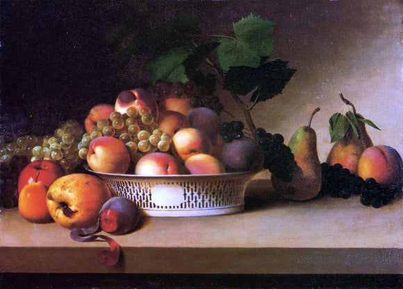  James Peale An Abundance of Fruit - Art Print