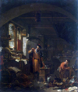  Thomas Wijck An Alchemist - Art Print