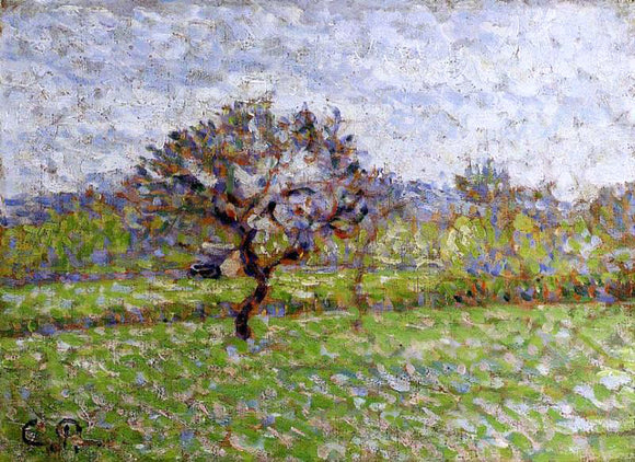  Camille Pissarro An Apple Tree at Eragny - Art Print