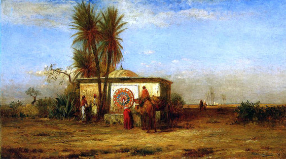  Robert Swain Gifford An Arab Fountain (also known as Near Cairo) - Art Print