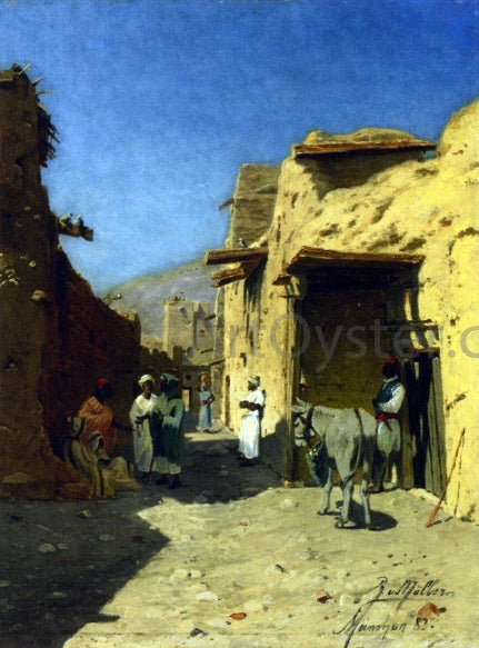  Rudolph Gustav Muller An Arab Street - Art Print