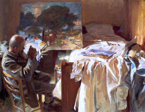  John Singer Sargent An Artist in His Studio - Art Print