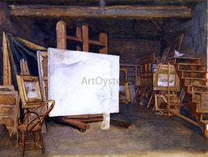  James Wells Champney An Artist in His Studio - Art Print