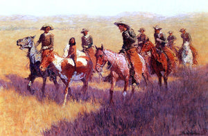 Frederic Remington An Assault on His Dignity - Art Print