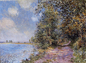  Alfred Sisley An August Afternoon near Veneux - Art Print