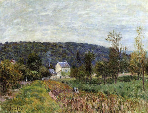  Alfred Sisley An Autumn Evening near Paris - Art Print
