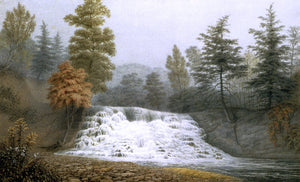  George Harvey An Autumnal Fog, A Cataract on the Estate of R. donaldson Dsqr. Dutchess County New York - Art Print