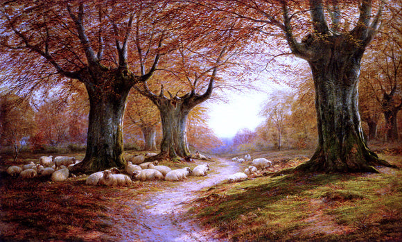  William Luker An Autumnal Landscape - Art Print