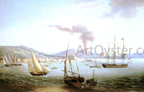  John Thomas Serres An English Frigate In The Bay Of Naples - Art Print