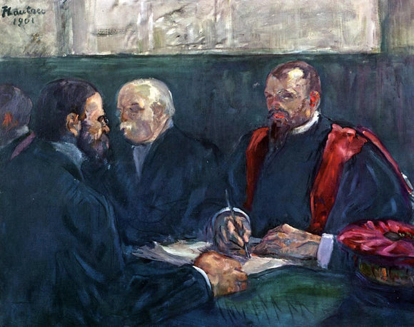  Henri De Toulouse-Lautrec An Examination at the Faculty of Medicine, Paris - Art Print