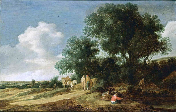  Pieter De Molyn An Extensive Dune Landscape - Art Print