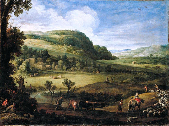  Paul Bril An Extensive Landscape - Art Print