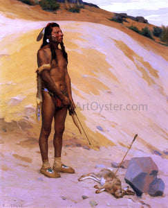  E Irving Couse Indian Hunter - Art Print