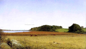  John Frederick Kensett An Inlet of Long Island Sound - Art Print