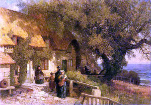  Albert Fitch Bellows An Inn by the Ocean - Art Print