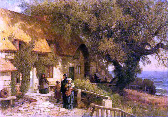  Albert Fitch Bellows An Inn by the Ocean - Art Print