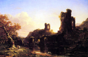  Thomas Cole An Italian Autumn - Art Print