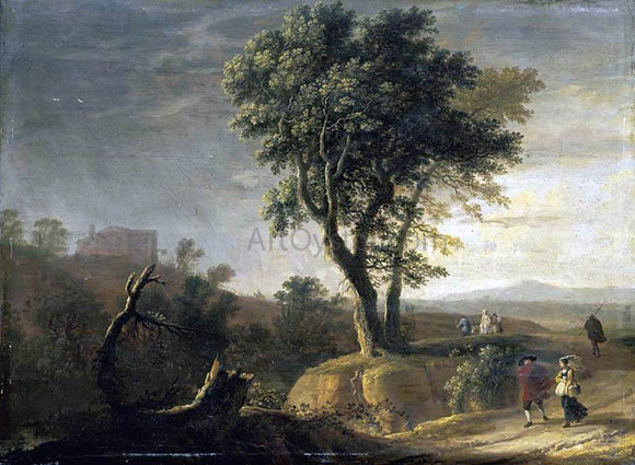  Herman Van Swanevelt An Italianate Landscape - Art Print