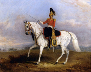  Jr. John Ferneley An Officer of the Dragoon Guards - Art Print