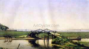 Robert J Pattison An Old Bridge on the Morris Canal Near Greenville, N. J. - Art Print