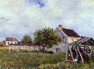  Alfred Sisley An Old Cottage at Sablons - Art Print