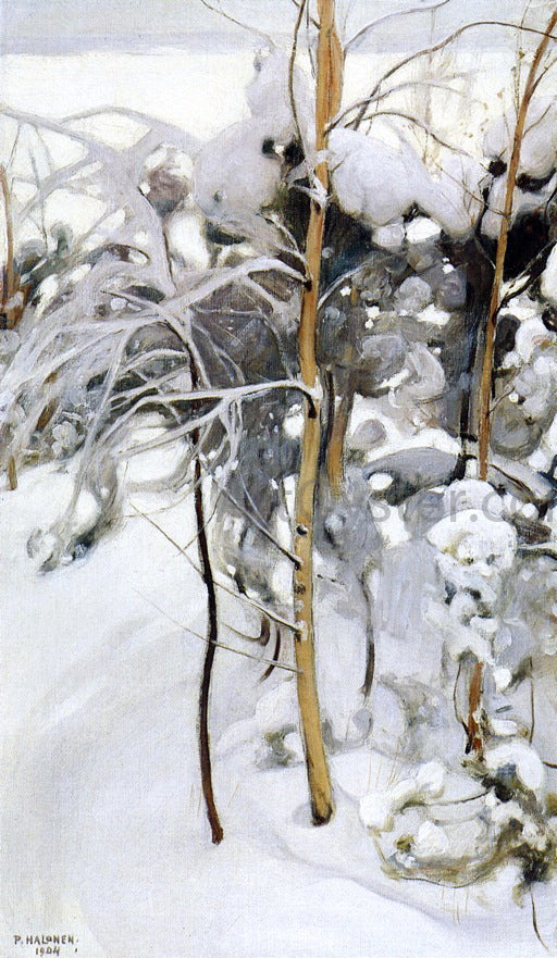  Pekka Halonen An Orchard in Winter - Art Print