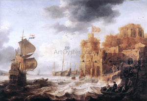  The Elder Bonaventura Peeters Oriental Harbour - Art Print