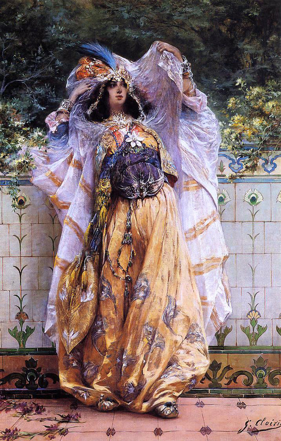  Georges Victor Clairin An Ouled-Nail Tribal Dancer - Art Print