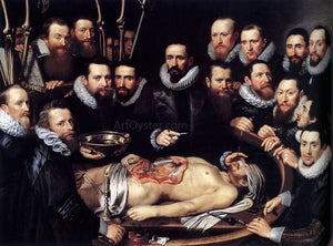  Michiel Jansz. Van Miereveld Anatomy Lesson of Dr. Willem van der Meer - Art Print