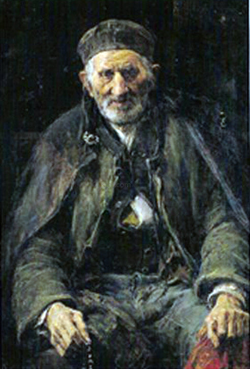  Jose Benlliure Gil Anciano - Art Print