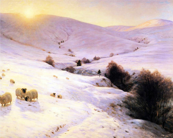  Joseph Farquharson And the Sun Peeped O'er Yon Southland Hills - Art Print