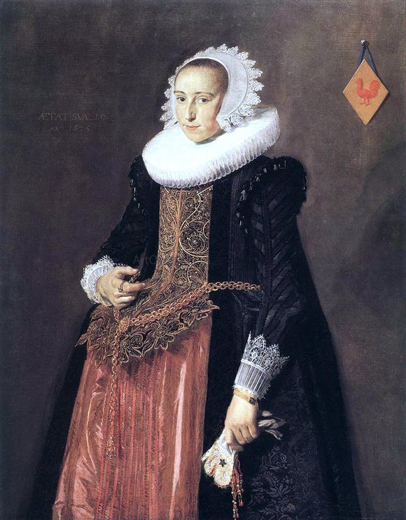  Frans Hals Anetta Hanemans - Art Print