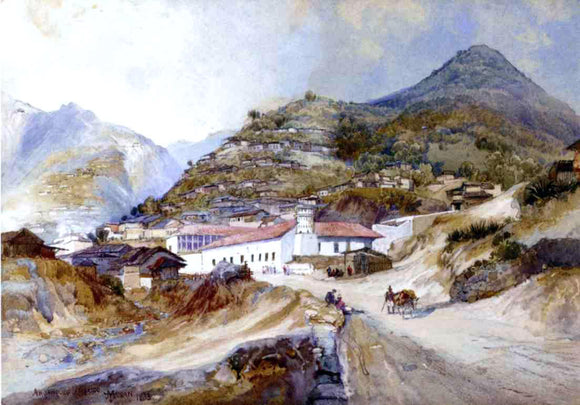  Thomas Moran Angangueo, Mexico - Art Print