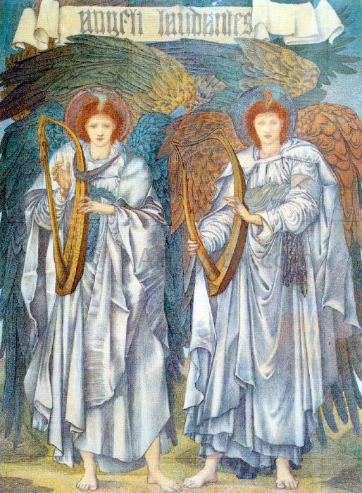  Sir Edward Burne-Jones Angeli Laudantes - Art Print