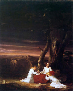  Thomas Cole Angels Ministering to Christ in the Wilderness - Art Print