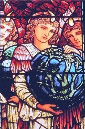  Sir Edward Burne-Jones Angels of Creation - Art Print