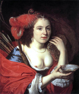  Bartholomeus Van der Helst Anna du Pire as Granida - Art Print