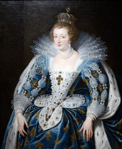  Peter Paul Rubens Anna of Austria, Queen of France, Mother of King Louis XIV - Art Print