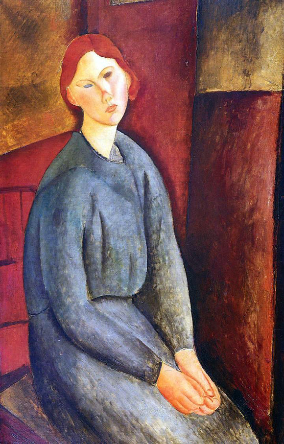  Amedeo Modigliani Annie Bjarne - Art Print