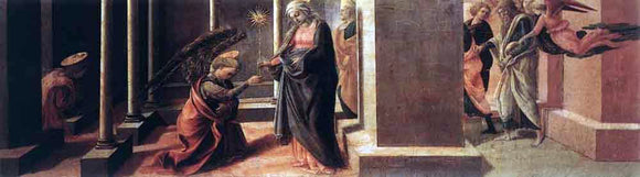  Fra Filippo Lippi Announcement of the Death of the Virgin - Art Print