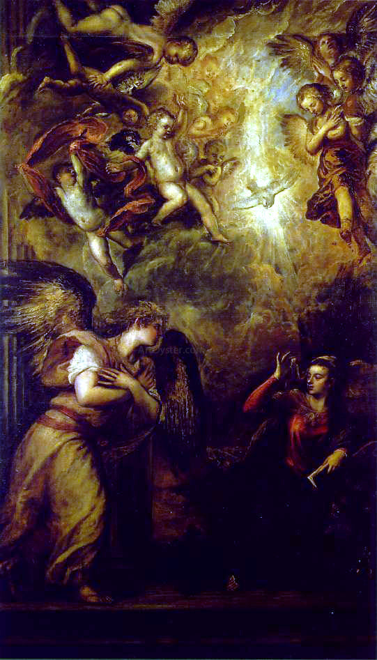  Titian Annunciation - Art Print